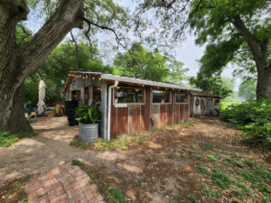 The Farmers Market Is In an Outbuilding Behind Boggy Creek Farm House