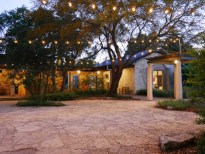 Special Events Are Often Held in the Courtyard at the Wildflower Center Austin