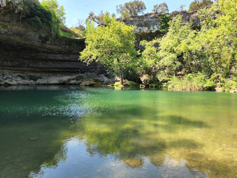 The Waterfall at Hamilton Pool Only Flows After Heavy Rainfalls