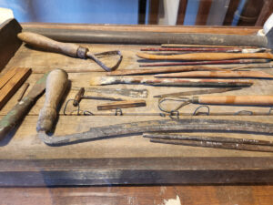 Original Tools Used by Elisabet Ney in Her Studio