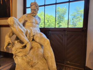 Prometheus Bound Is One of the Large Scale Sculptures in the Elisabet Ney Museum